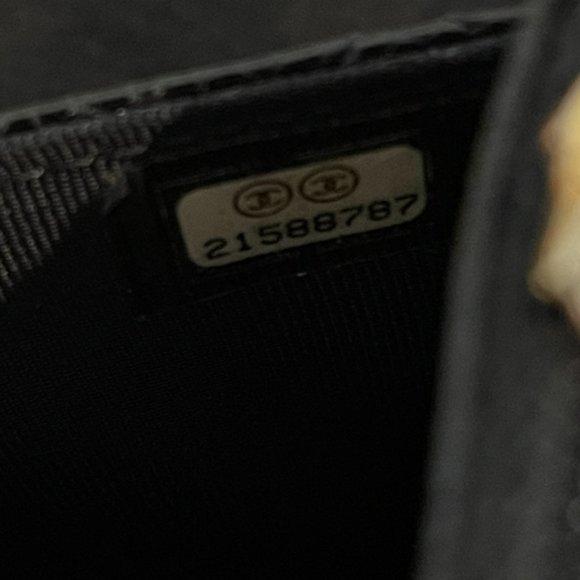 Chanel Wallet on Chain Gold Hardware Black Caviar Leather Cross Body Bag - Picture 8 of 17